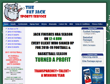 Tablet Screenshot of fatjacksports.com